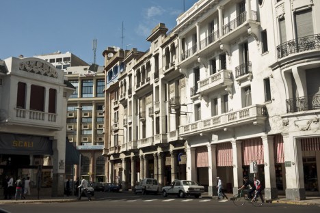 La magnifique architecture des batîments de Casablanca